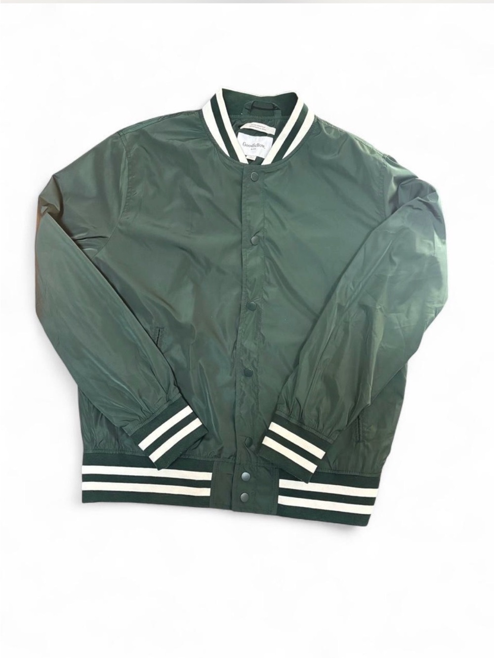 Goodfellow & Co Men’s Bomber Jacket, water resistant size L